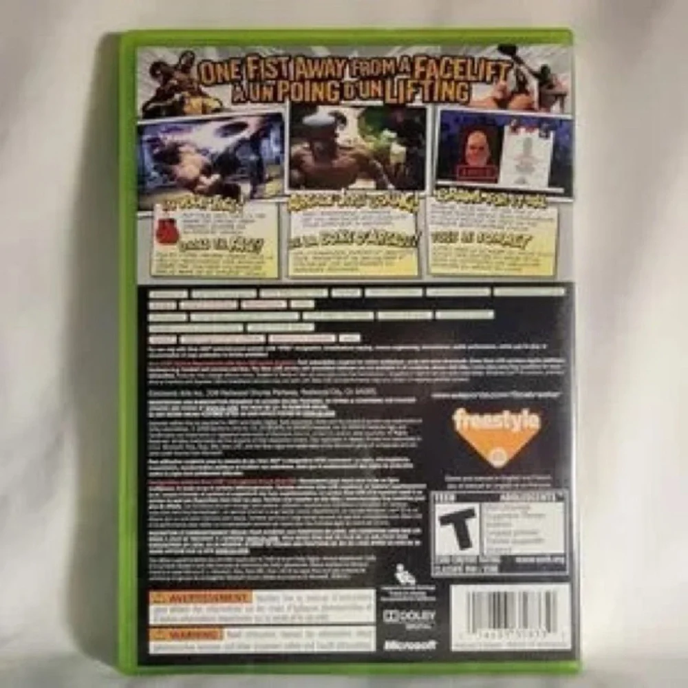 Microsoft Xbox Game Case in Bright Green with Freestyle Logo
